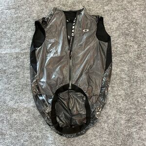 Oakley Black Race Fit Athletic Biking Reflective Vest Size L
